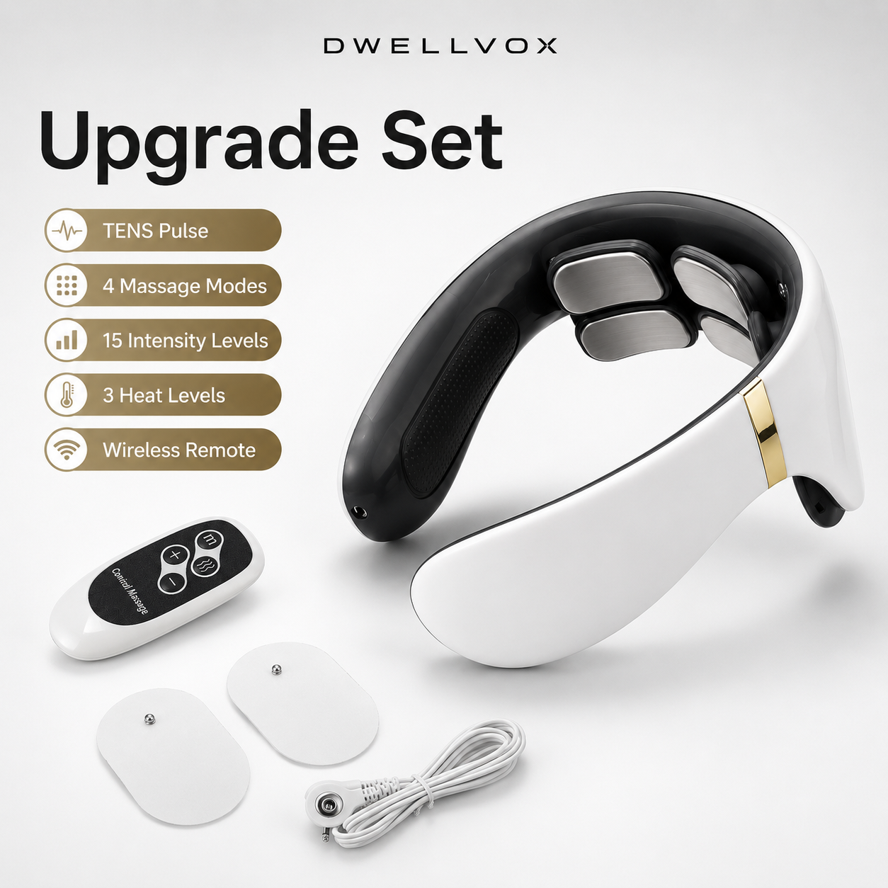 CervaPulse™ 6-Zone Neck Therapy Device by Dwellvox.
