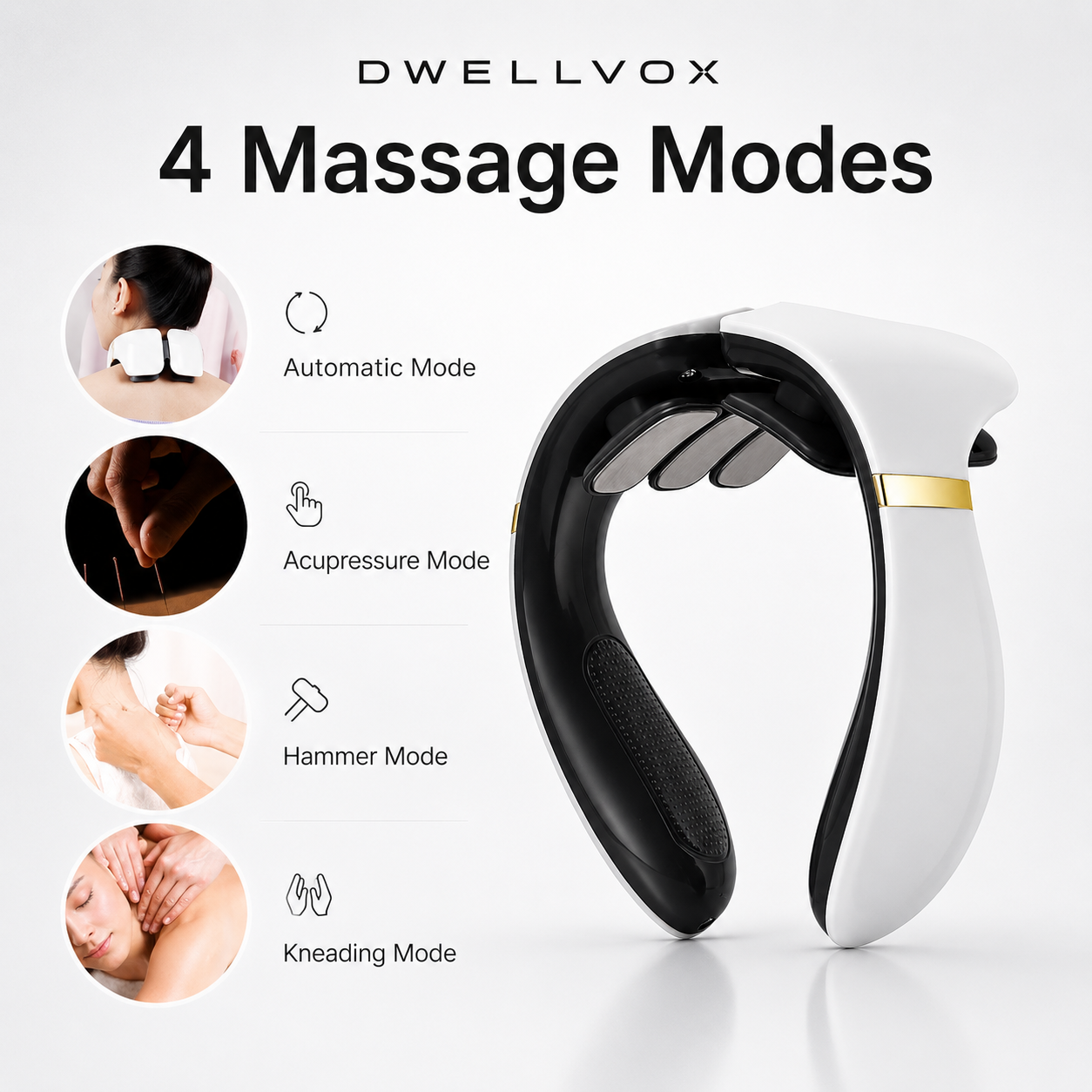 CervaPulse™ 6-Zone Neck Therapy Device by Dwellvox.