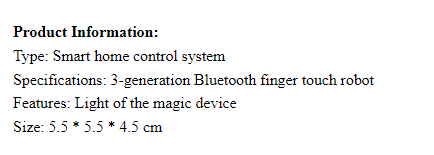 Finger Robot Button Pusher — Smart Home Automation